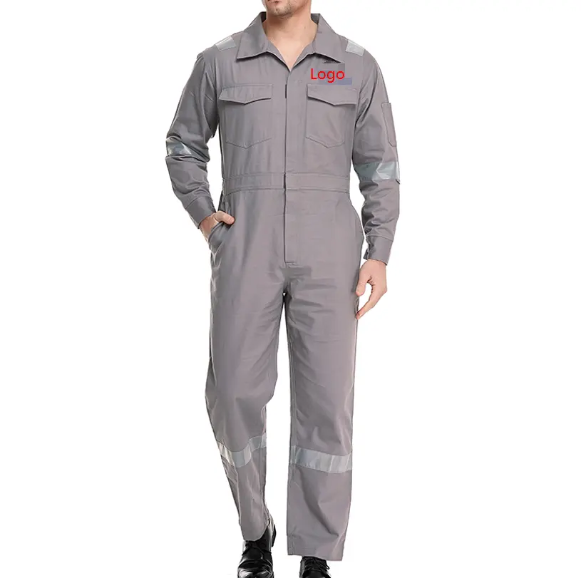 Custom מכונאי סרבל Fr אש עמיד בגדי חתיכה אחת טיסה חליפת מעכבי רתך עבודה בטיחות סרבל