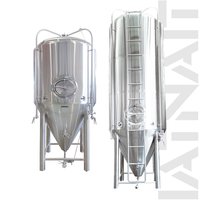 Équipement de brassage de bière en acier inoxydable opaque de 3500 L à haute productivité avec pompe et cuve sous pression pour la bière traditionnelle africaine