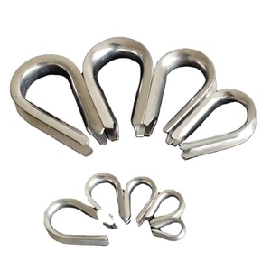 Cuerda de alambre de alta calidad dedal manga triángulo anillo pollo corazón anillo línea aérea <span class=keywords><strong>Capel</strong></span> cuerda y conector de cable - Product Image 1