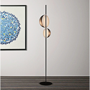 Nordic-Style Minimalist Floor <b>Lamp</b> Creative Unique Iron Body Pull-string <b>Switch</b> CRI 90 for Living Rooms Bedrooms Hotels - Product Image 3