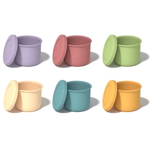 Boîte à lunch en silicone sans BPA, personnalisable en gros, compatible micro-ondes, chauffable, anti-fuite, grande capacité pour la conservation des aliments frais des enfants en extérieur - Product Image 5
