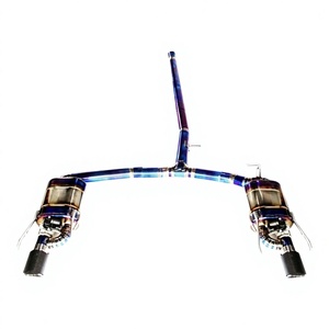 Sistema de Escape Valvetronic Vortex de Titanio para Toyota Camry, Silenciador de Alto Rendimiento, Tubo en Y Azul Quemado con Puntas de Carbono, Catback - Product Image 1