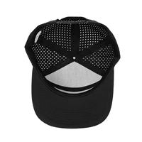 Gorra Snapback transpirable de hip-hop con ala plana y Frente plana de gama alta con logotipo personalizado, gorra Snapback de 5 paneles