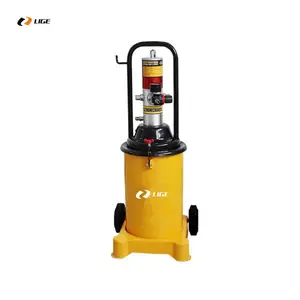 High Pressure 12L Air Operated Bucket Grease Pump Auto Grease Pump Pneumatic Lubricator Gun