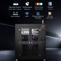 Imprimante 3D ZTEK Z4-T60 grande taille 800 mm, quatre couleurs, 600 mm/s, pour modèles d'avions, imprimante 3D industrielle haute vitesse