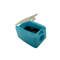Taille-crayon mécanique portable en ABS, 3x2x1.5cm, ouverture par le haut, un trou, fabrication chinoise, nouvelle arrivée, vente chaude