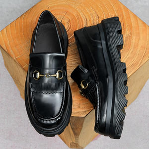Zapatos de boda para hombre 2026 de diseñador, transpirables, suaves, ligeros, hechos a medida, de oficina, de carrera, con parte superior de cuero genuino y cierre sin cordones. - Product Image 2