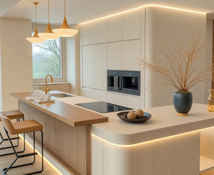 Mobili da <span class=keywords><strong>Cucina</strong></span> Prima Peninsula con <span class=keywords><strong>Ante</strong></span> a Persiana in Offerta, Mobili da <span class=keywords><strong>Cucina</strong></span> Usati, Mobili da <span class=keywords><strong>Cucina</strong></span> Incassati di Ultima Generazione - Product Image 5