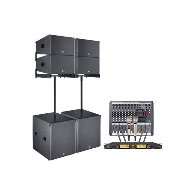 Full Set Professional Audio Dj Pa Active Portable Music System Sound System for Events