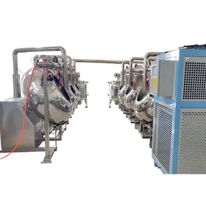 Chocolate Spray Coating Machine Chocolate Covered Nuts Making Machine