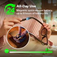 Lunettes intelligentes Inmo GO3 AI Translastion édition mondiale, traduction en temps réel du texte dans vos yeux, lunettes AR avec caméra, assistant IA