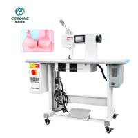Machine de soudage ultrasonique à système radial haute fréquence et haute qualité 35 kHz, soudeuse ultrasonique pour sous-vêtements sans couture et dentelle