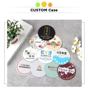 Wholesale Customizable Logo Silicone Cup Coaster Classic Style Silicone Coaster for <b>Drinks</b> <b>Bar</b> Restaurant Promo Business Gift - Product Image 4