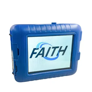 Faith Printer Inkjet Mini Genggam TIJ 12.7, Layar Sentuh Multi Bahasa Portabel Warna Tunggal 2.5 Mm