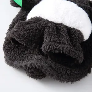 Halloween topi Panda Cape Set pakaian hewan peliharaan anjing kucing kostum Cosplay pesta berdandan aksesoris kostum hewan peliharaan