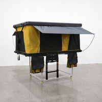 Tente de camping rigide à ouverture automatique hydraulique, déploiement en une étape, fenêtre en maille de 18 cm, imperméable, pour overlanding