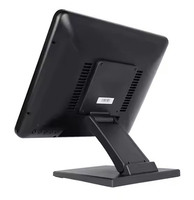 Moniteur tactile capacitif industriel à montage en rack, 17 pouces, luminosité 500 nit, écran tactile capacitif avec USB