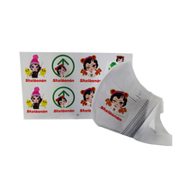 Etiquetas Adhesivas Personalizadas de Fábrica, Resistentes a los Arañazos, de Vinilo, Transferencia en Frío, para Mascarillas Lavables, Zapatos y Ropa
