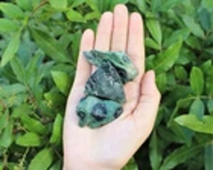 Piedras Naturales de Jaspe Kambaba en Bruto, Piezas de Cristal de Jaspe Cocodrilo Verde Negro con Manchas, Sin Pulir, para Acuario - Product Image 1