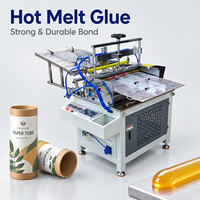 Étiqueteuse à colle thermofusible à écran tactile PLC pour tubes de vin, prête à être expédiée