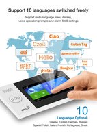 Tuya Système d'alarme intelligent Sécurité à domicile WIFI 4G GSM Écran tactile Hub Kit sans fil avec caméra Sirène solaire Capteur de mouvement de porte