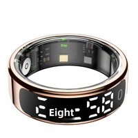 Bague Intelligente R13 avec Écran Tactile, Interaction Multimodale, Suivi de Santé des Doigts, Photo à Distance, Étanche, pour Hommes et Femmes