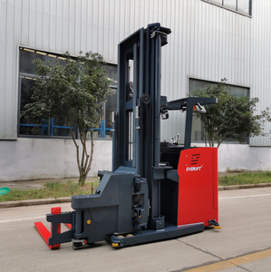 Montacargas Eléctrico de Pasillo <span class=keywords><strong>Super</strong></span> Estrecho de 1.5 Toneladas, Montacargas Trilateral de 1500 kg con Mástil Tríplex de 6 m - Product Image 6