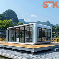 Mini-cabane Apple de luxe à design détachable avec salle de bain en suite 20FT/40FT – Nouvelle Cabane Apple très demandée