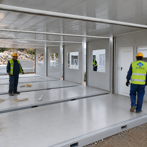 Installation rapide, maison préfabriquée <span class=keywords><strong>en</strong></span> conteneur de <span class=keywords><strong>20</strong></span> pieds, unité de conteneur préfabriqué avec cadre pliable renforcé pour <span class=keywords><strong>garage</strong></span> - Product Image 4