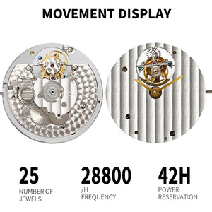 นาฬิกาตูร์บิญอง OEM แบบกำหนดเอง รุ่น 12 นาฬิกา OEM ตัวเรือนสแตนเลสสตีล 316L หน้าปัดอะเวนเจอรีน กระจกแซฟไฟร์ นาฬิกาข้อมือจักรกล รุ่น GM0053 - Product Image 3