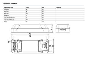 Drivers LED PHILIPS Xitanium 30W LT 0.7A 42V 230V I avec boîtier en plastique pour éclairage LED - Product Image 5