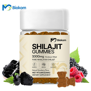 Gomitas <span class=keywords><strong>de</strong></span> Shilajit con Etiqueta Personalizada, Color y Sabor Naturales, Suplementos <span class=keywords><strong>de</strong></span> Gomitas <span class=keywords><strong>de</strong></span> Shilajit Puro con Minerales Traza para Hombres y Mujeres - Product Image 1