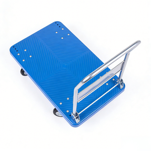 Carros de Plataforma Plegables de Plástico Resistente para Almacén, Carritos de Mano, Carritos de Compra, Carritos de Supermercado - Product Image 1