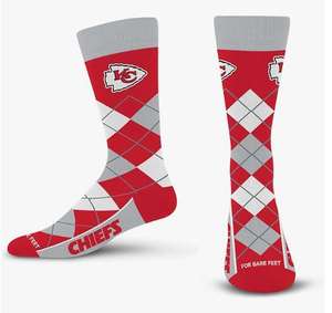 Calcetines Deportivos con Estampado del Equipo de Fútbol Americano Kansas City Chiefs para Hombre y <span class=keywords><strong>Mujer</strong></span>, Cómodos, Elásticos y Transpirables - Product Image 1
