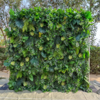 Panneau mural de fleurs artificielles pour zone photo de mariage, rideau floral, mur de fleurs pour toile de fond d'événement de mariage, conception de couleur personnalisée