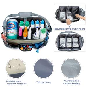 Bolso organizador profesional de limpieza resistente al agua con cremallera Oxford de lujo usable - Product Image 3