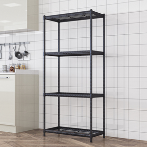 Titolari di stoccaggio rack <span class=keywords><strong>organizer</strong></span> soggiorno <span class=keywords><strong>mobili</strong></span> rack di stoccaggio scaffalature regolabile 4-livello di Storage <span class=keywords><strong>cucina</strong></span> organizzatore - Product Image 3