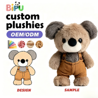 Fabricant de jouets en peluche OEM, jouet en peluche ours gris personnalisé avec rembourrage en coton PP selon votre conception