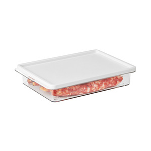Food Storage <b>Containers</b> Rectangle Clip On Lid Airtight For Kitchen Fruits Vegetables Meat Frozen Food - Product Image 4