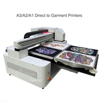 Imprimante à jet d'encre automatique DTG à plat Fninkjet New XP600 pour formats A1/A2/A3 avec auto-entretien et garantie d'un an