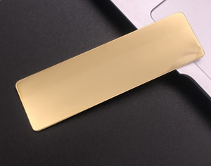 Sublimazione in acciaio inossidabile targhette <span class=keywords><strong>per</strong></span> ufficio in argento/oro targhette con <span class=keywords><strong>nome</strong></span> in metallo in bianco etichetta <span class=keywords><strong>per</strong></span> targhetta - Product Image 3