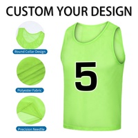 Chaleco de Entrenamiento de Fútbol Transpirable con Logotipo Personalizado, Chaleco Deportivo para Eventos Deportivos Juveniles