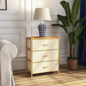 Armadio di stoccaggio in bambù per soggiorno, - Product Image 4