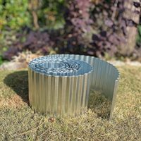 Rouleaux de clôture flexibles en acier galvanisé, robuste, pour jardin, chemin de pelouse, bordure de lit, bord de fleur, plante, paysage, Flexible