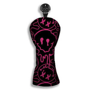 사용자 정의 자수 골프 헤드 커버 가죽 골프 클럽 헤드 커버 프리미엄 우즈 헤드 커버 - Product Image 1