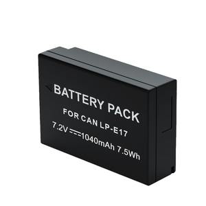 7.2V 1040mAh Rechargeable <span class=keywords><strong>LPE17</strong></span> LP E17 LP-E17 <span class=keywords><strong>Batterie</strong></span> pour <span class=keywords><strong>Canon</strong></span> EOS M3 EOSM5 EOSM6 750D 760D 850D R8 R10 R50 Caméras en Stock - Product Image 1