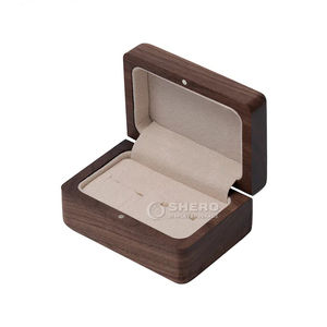 Shero, venta al por mayor, caja magnética de joyería, cajas de anillos de joyería de madera, embalaje de exhibición, caja de anillo de exhibición personalizada - Product Image 4