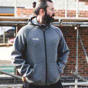 Scruffs Trade Air-Sudadera con capucha Charcoal L - Product Image 2