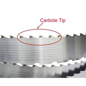 Cuchillas de sierra de cinta de carburo de tungsteno T22 TCT de 158 pulgadas al por mayor para aserradero, para carpintería, corte de madera dura - Product Image 2