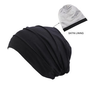 Gorro DE LA India con forro de satén suave para mujer, gorro de dormir elástico, gorro de quimio musulmán con volantes para el cáncer, gorro, bufanda, turbante, gorro envolvente para la cabeza - Product Image 3
